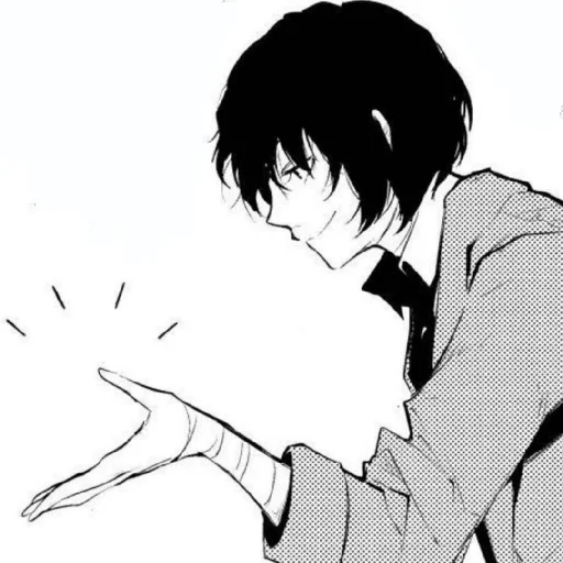 🤗 Стикер «Dazai» для Telegram