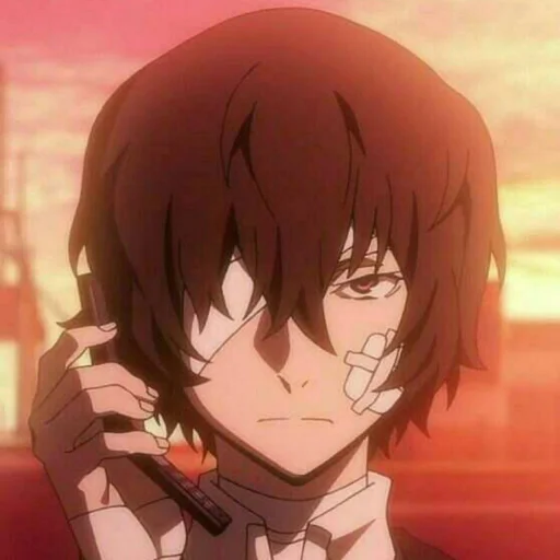 🤳 Стикер «Dazai from anime "Bungo Stray Dogs"» для Telegram
