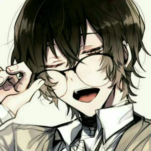 😎 Стикер «Dazai from anime "Bungo Stray Dogs"» для Telegram