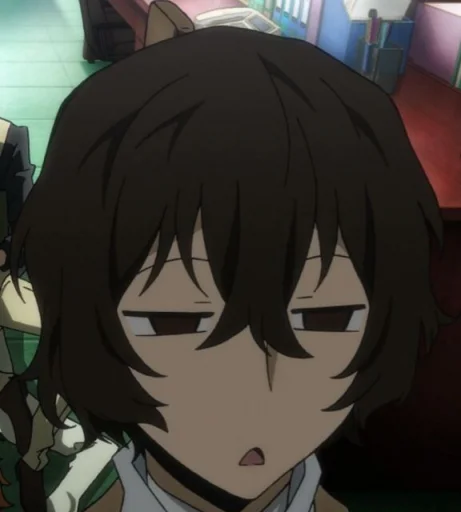 😒 Стикер «Dazai from anime "Bungo Stray Dogs"» для Telegram