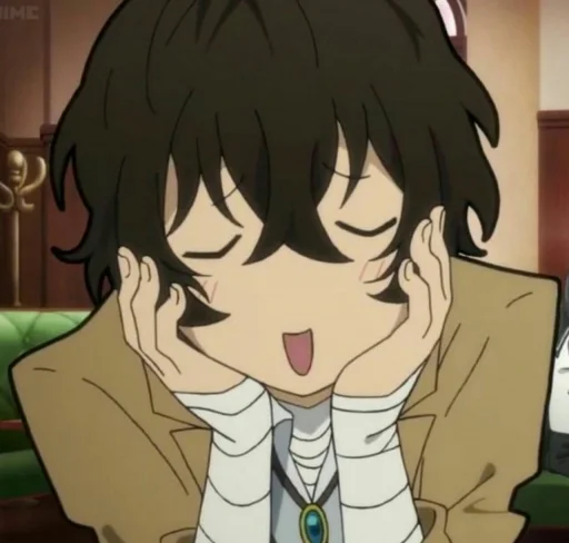 ☺️ Стикер «Dazai from anime "Bungo Stray Dogs"» для Telegram