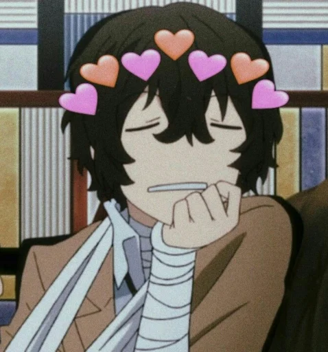 ❤️ Стикер «Dazai from anime "Bungo Stray Dogs"» для Telegram