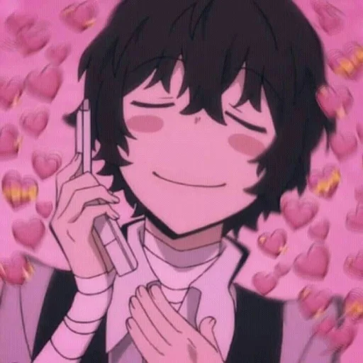 🥰 Стикер «Dazai from anime "Bungo Stray Dogs"» для Telegram