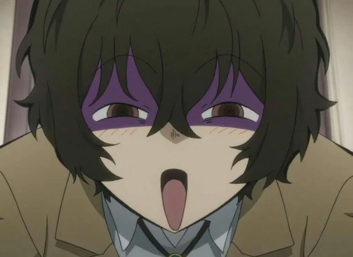 🙃 Стикер «Dazai from anime "Bungo Stray Dogs"» для Telegram