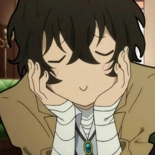 ☺️ Стикер «Dazai from anime "Bungo Stray Dogs"» для Telegram