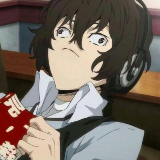 🤦‍♀ Стикер «Dazai from anime "Bungo Stray Dogs"» для Telegram