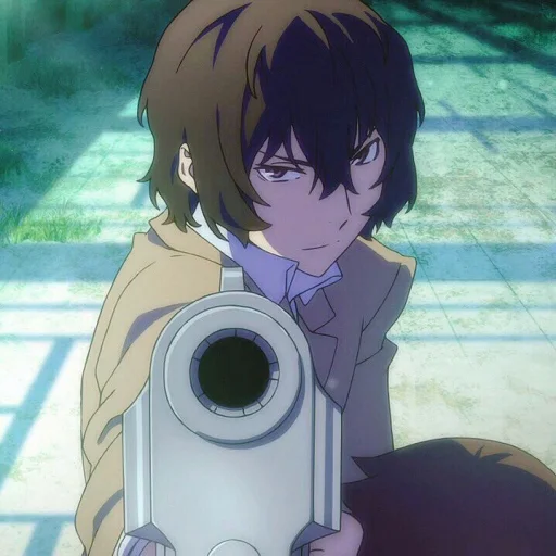 🔫 Стикер «Dazai from anime "Bungo Stray Dogs"» для Telegram