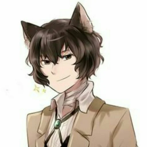 😼 Стикер «Dazai from anime "Bungo Stray Dogs"» для Telegram