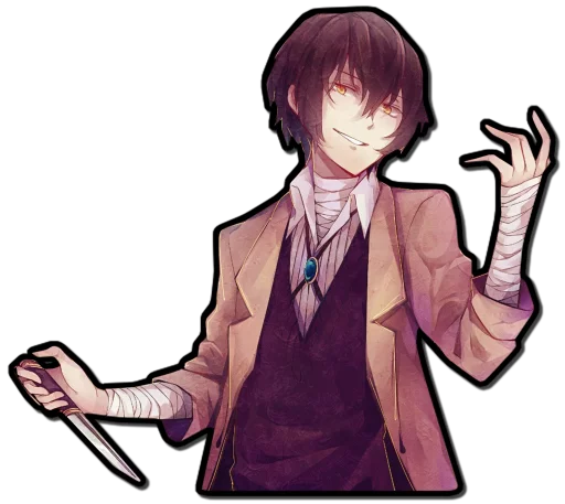 🔪 Стикер «DAZAI [รקร]» для Telegram
