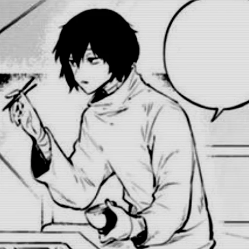 📎 Стикер «dazaii osamu» для Telegram