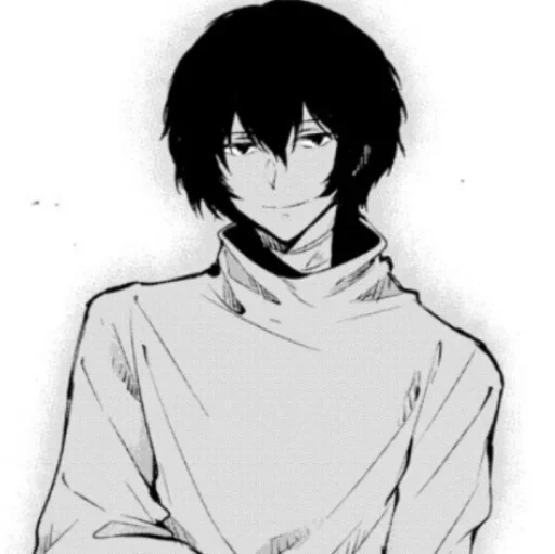 📓 Стикер «dazai osamu» для Telegram