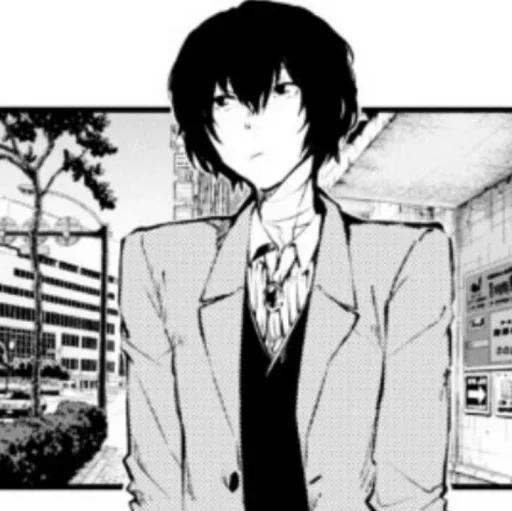 🧷 Стикер «dazai osamu» для Telegram