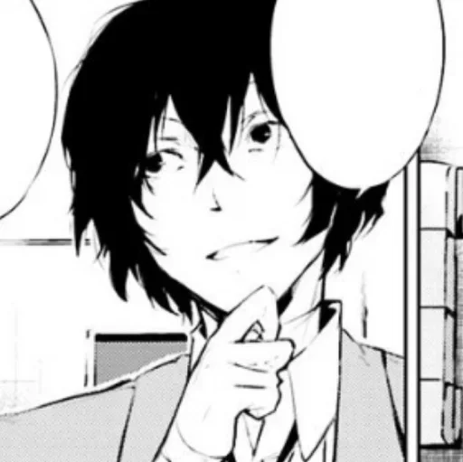📓 Стикер «dazai osamu» для Telegram