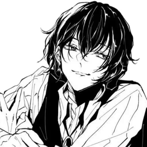 🤗 Стикер «dazai osamu» для Telegram