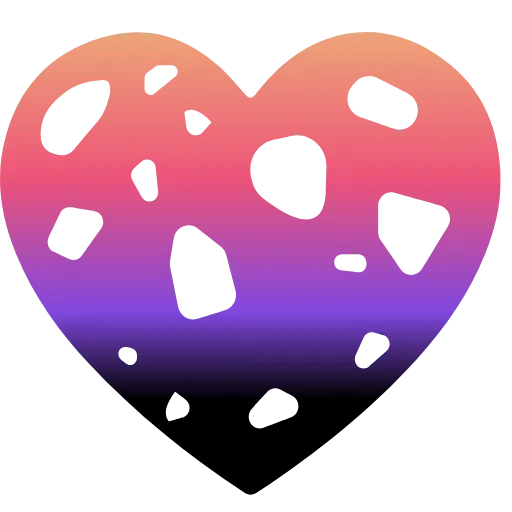 ❤️ Эмодзи «Дырявый» для Telegram