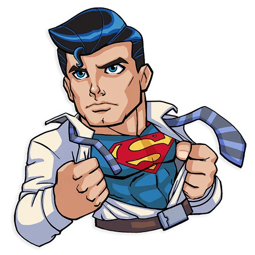 🦸‍♂️ Стикер «DC Dual Force» для Telegram
