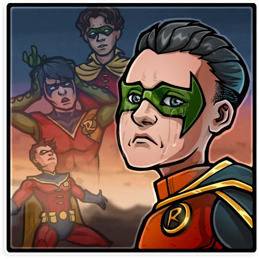 😔 Стикер «DC» для Telegram
