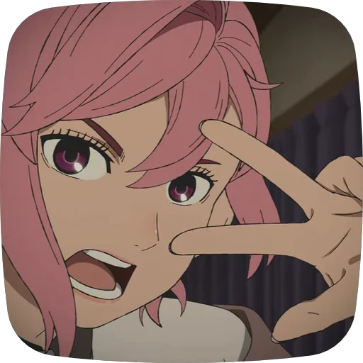 ✌ Стикер «Aira Shiratori Dandadan» для Telegram