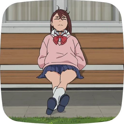 🥱 Стикер «Momo Ayase Dandadan» для Telegram