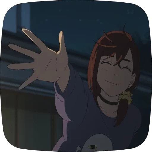 👋 Стикер «Momo Ayase Dandadan» для Telegram