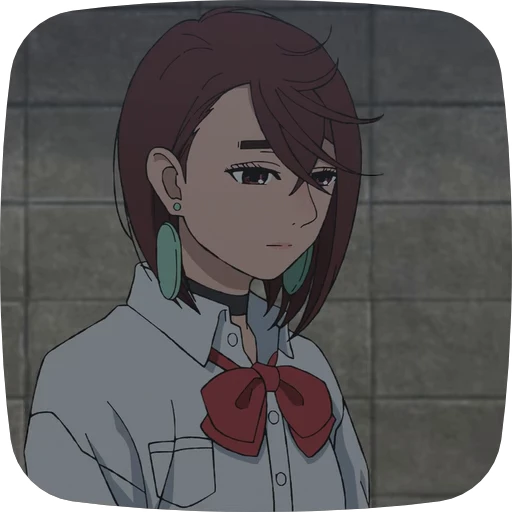 🚶 Стикер «Momo Ayase Dandadan» для Telegram