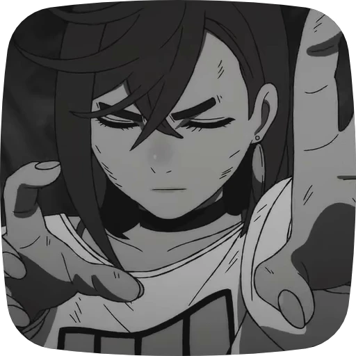 👐 Стикер «Momo Ayase Dandadan» для Telegram