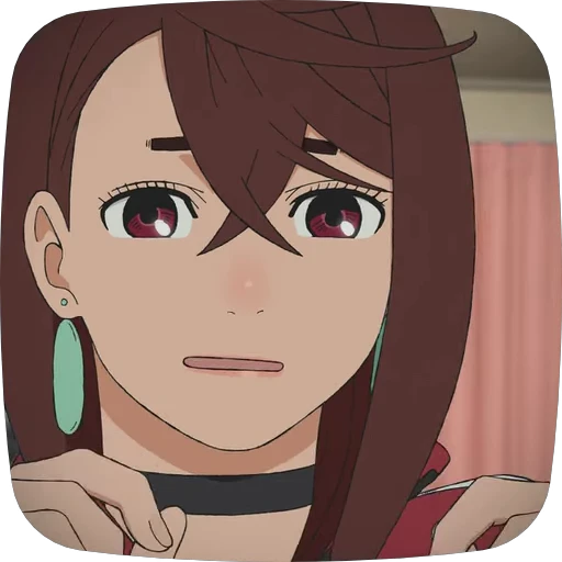 😣 Стикер «Momo Ayase Dandadan» для Telegram