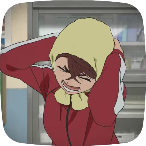 😫 Стикер «Momo Ayase Dandadan» для Telegram