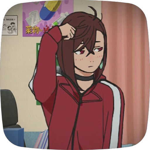 ☺️ Стикер «Momo Ayase Dandadan» для Telegram