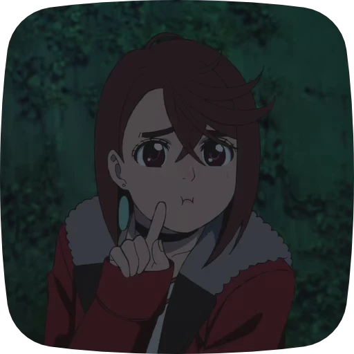 🥺 Стикер «Momo Ayase Dandadan» для Telegram