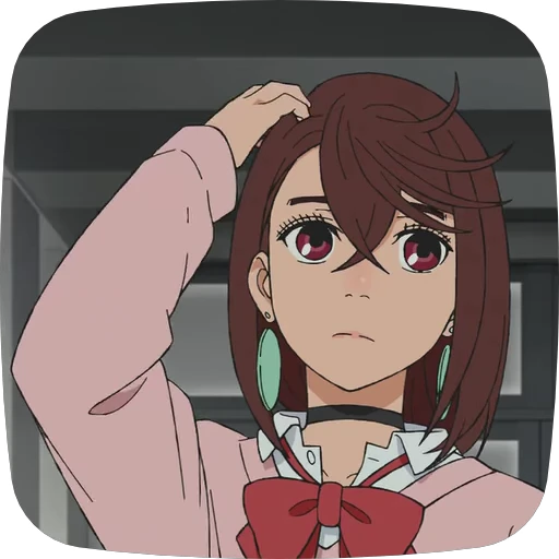 🤔 Стикер «Momo Ayase Dandadan» для Telegram