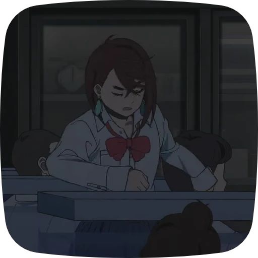 🤪 Стикер «Momo Ayase Dandadan» для Telegram