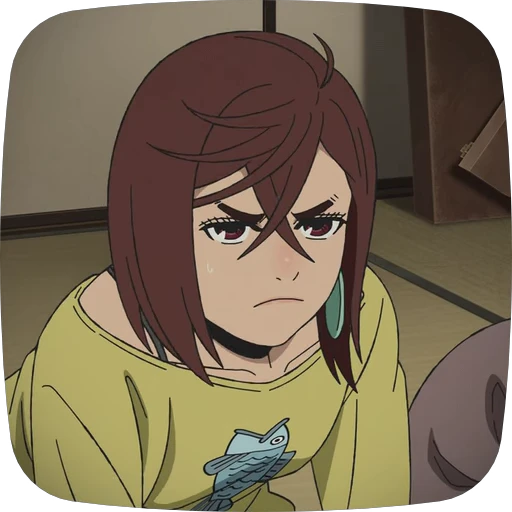 ☹️ Стикер «Momo Ayase Dandadan» для Telegram