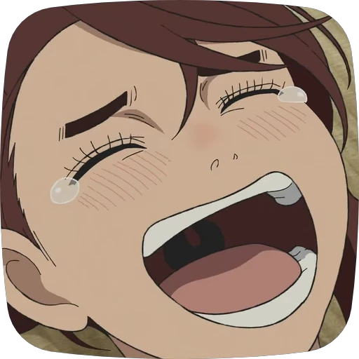 😂 Стикер «Momo Ayase Dandadan» для Telegram