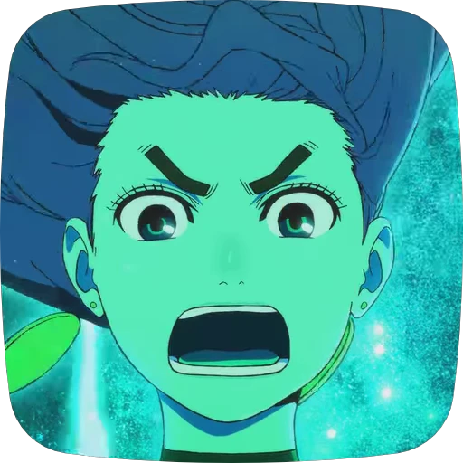 🤬 Стикер «Momo Ayase Dandadan» для Telegram
