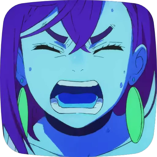 😱 Стикер «Momo Ayase Dandadan» для Telegram