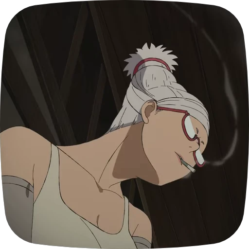 🚬 Стикер «Seiko Ayase Dandadan» для Telegram