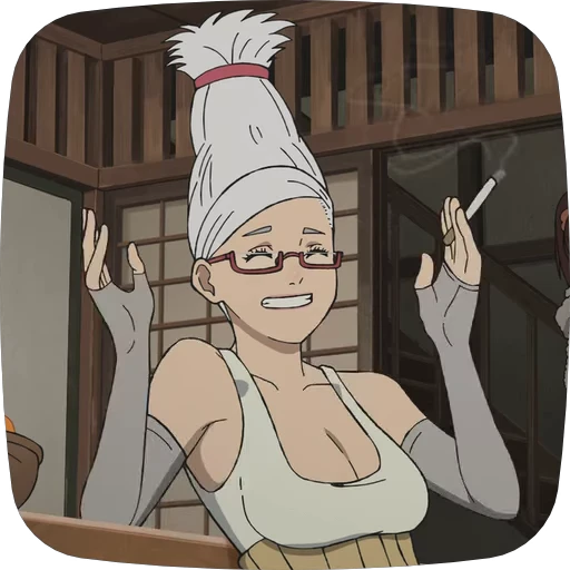 👏 Стикер «Seiko Ayase Dandadan» для Telegram