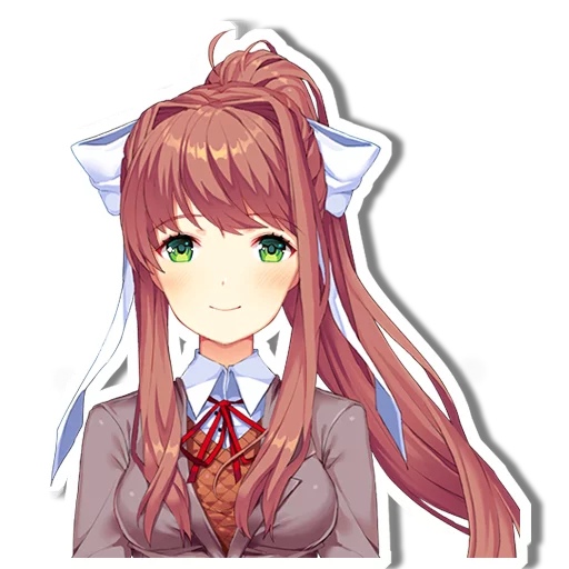 Стикерпак DDLC Monika для Telegram