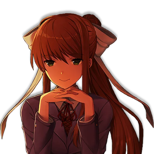 😇 Стикер «DDLC Monika» для Telegram