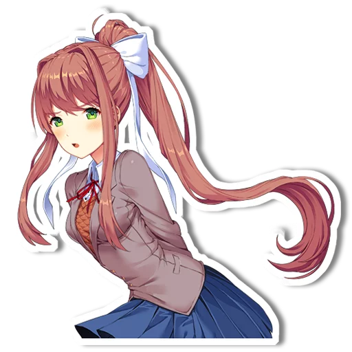 😠 Стикер «DDLC Monika» для Telegram