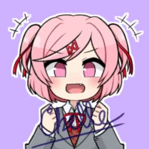 😖 Стикер «DDLC pack» для Telegram