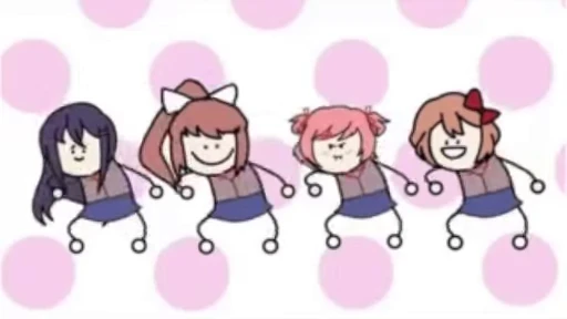 💃 Стикер «DDLC pack» для Telegram