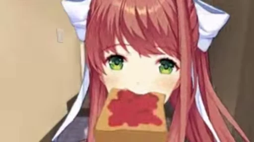 🍞 Стикер «DDLC pack» для Telegram