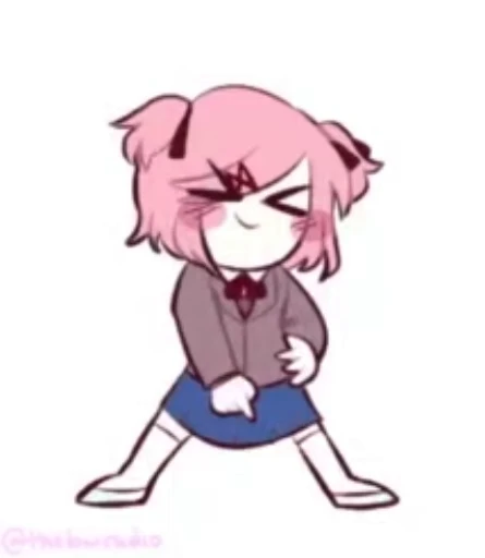 💃 Стикер «DDLC pack» для Telegram