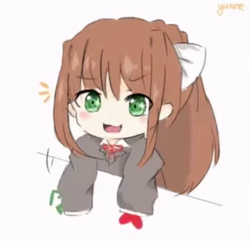 🤩 Стикер «DDLC pack» для Telegram