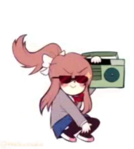 💃 Стикер «DDLC pack» для Telegram