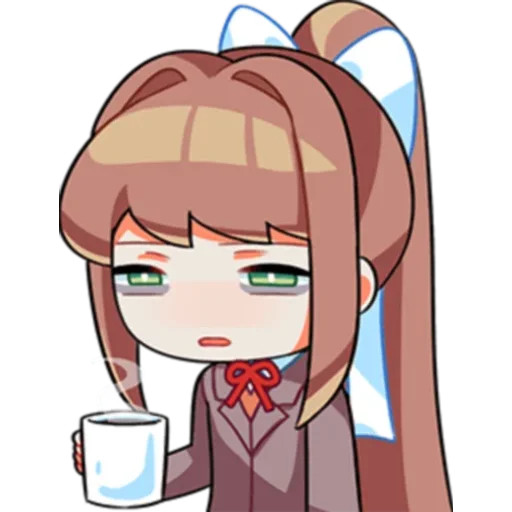 ☕️ Стикер «DDLC» для Telegram
