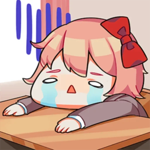 😨 Стикер «DDLC» для Telegram