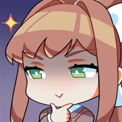 😏 Стикер «DDLC» для Telegram